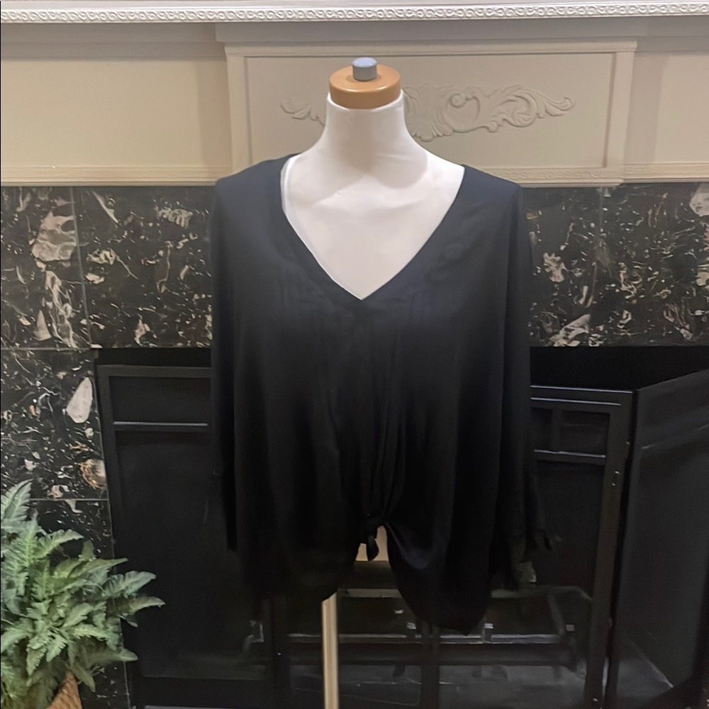 Elegant Black Women's Top